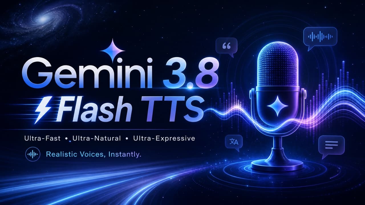 Gemini 3.8 Flash TTS preview